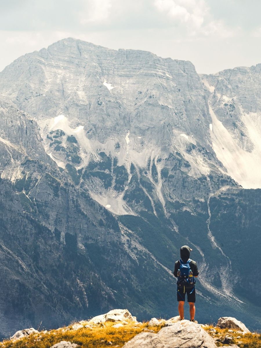 hiker admiring majestic albanian mountains — Every run of Connection Quality Grader is free — no credits, no paywall, no expiring trial.