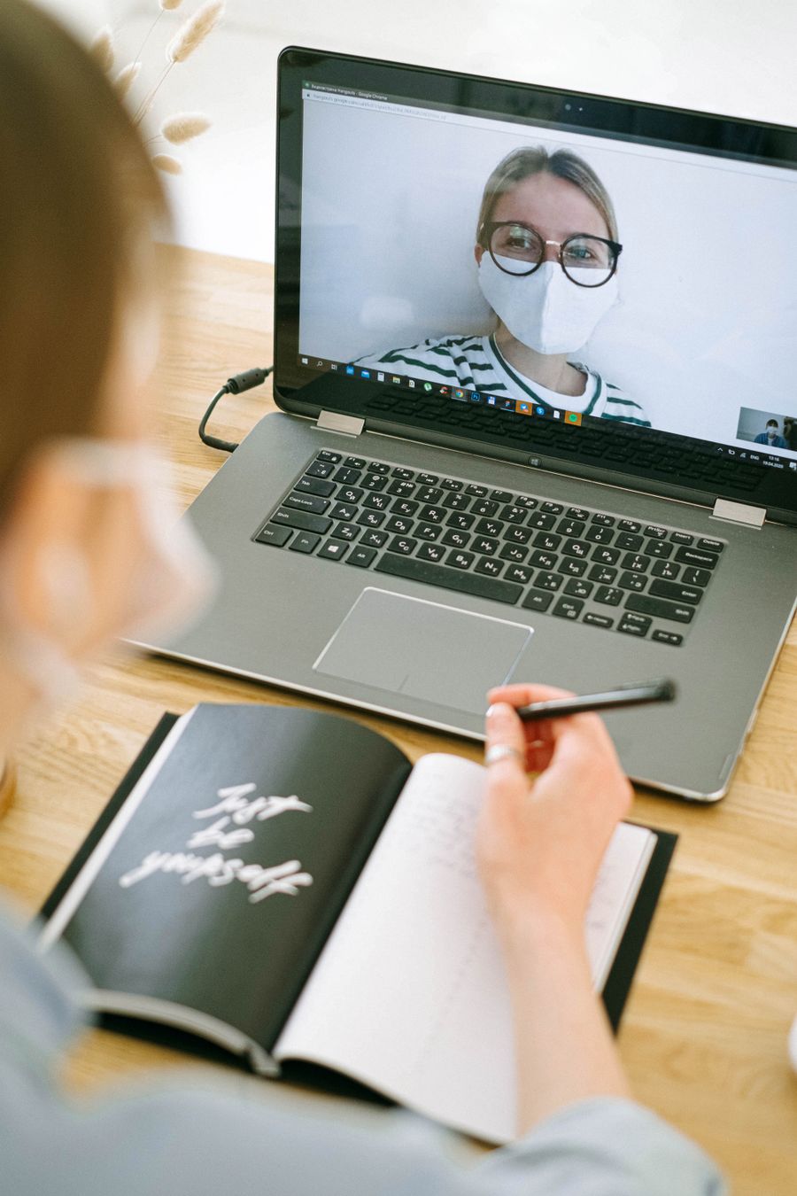 woman having video call — Data-Saver Setup remembers, so repeat travelers barely type.