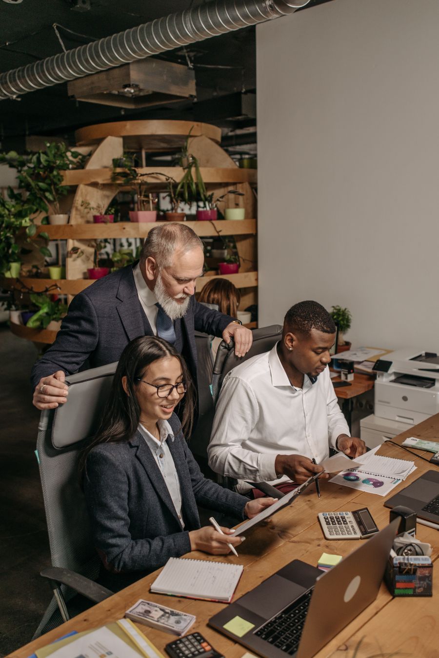 three people working in the office — Every run of Country Connectivity Fact Sheet is free — no credits, no paywall, no expiring trial.