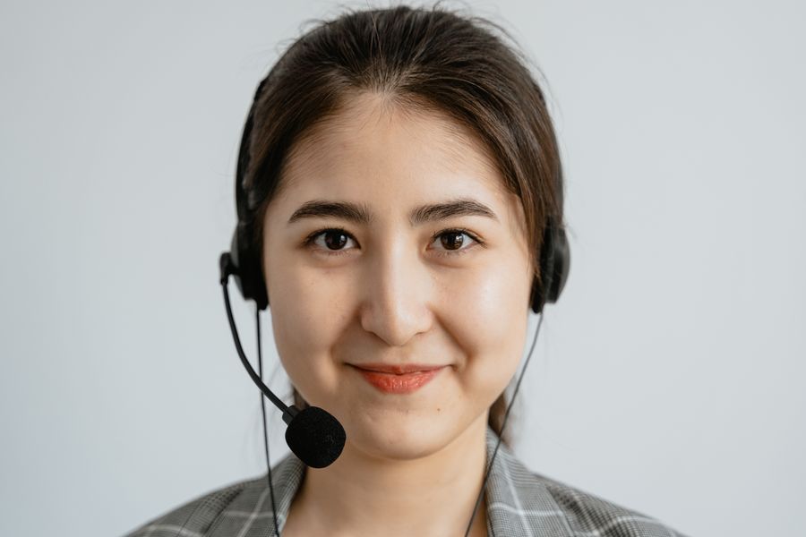 a portrait of a woman wearing a headset — Rerun-friendly by design — the tool expects you to compare options.